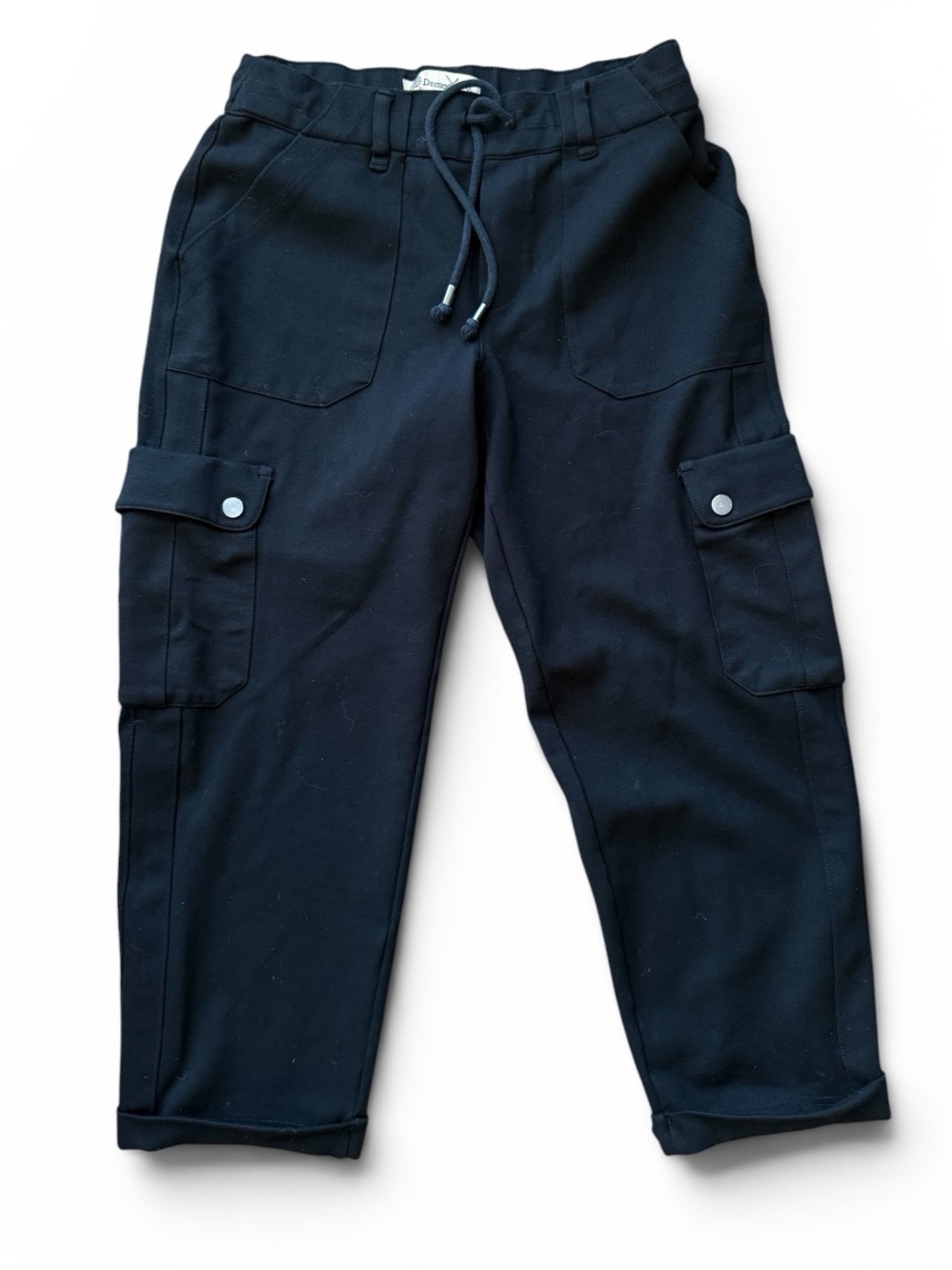 Democracy Ab Technology Utility Pants Womens M Black High Rise Straight